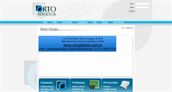 Desktop Screenshot of ortoadultos.com.br