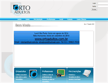 Tablet Screenshot of ortoadultos.com.br